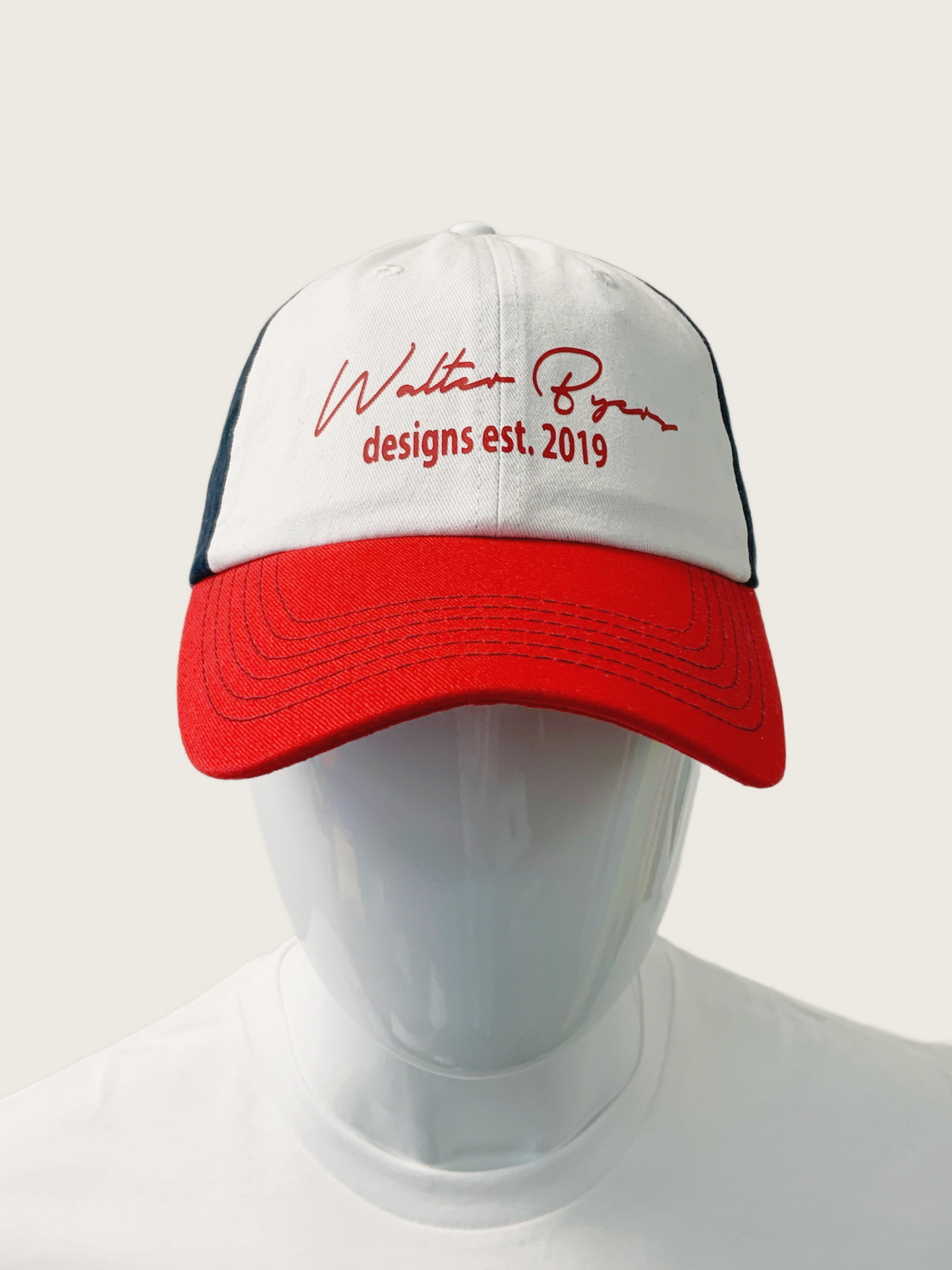 Color-Block Dad Hat R/W/B