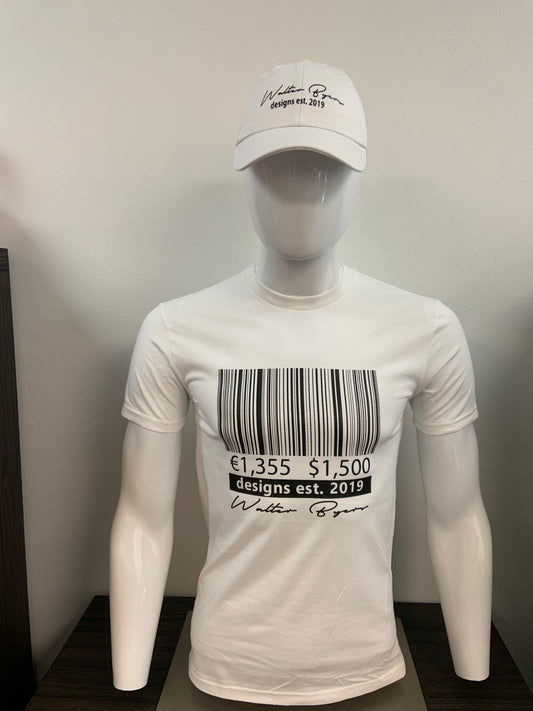White Barcode T-shirt
